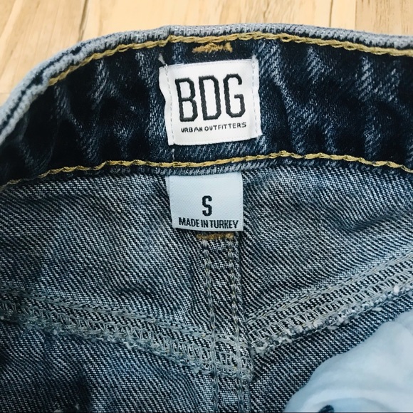 Urban Outfitters Bdg raw hem denim skirt sz Small - Picture 5 of 7